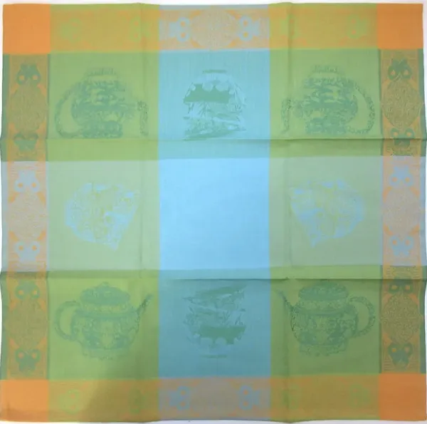 Jacquard Francais Tablecloth - New - The Emporium Ltd. - Green