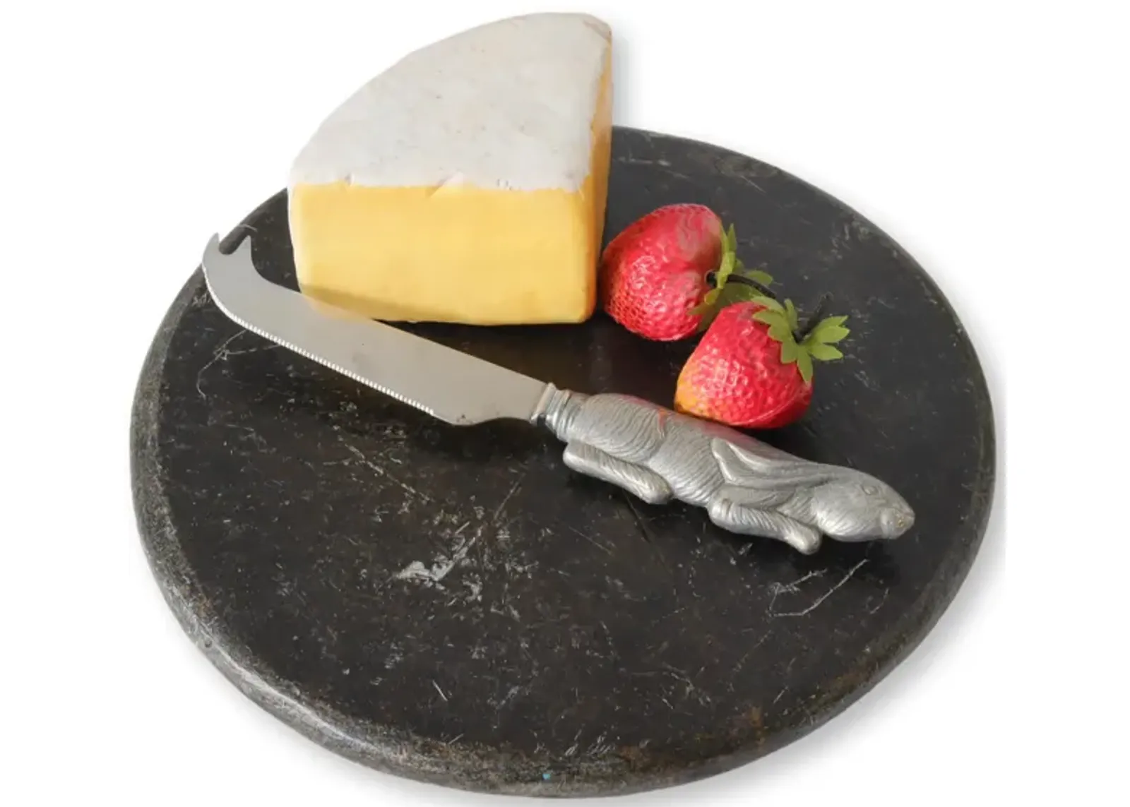 Polished Natural Stone Cheese Board - 2pc