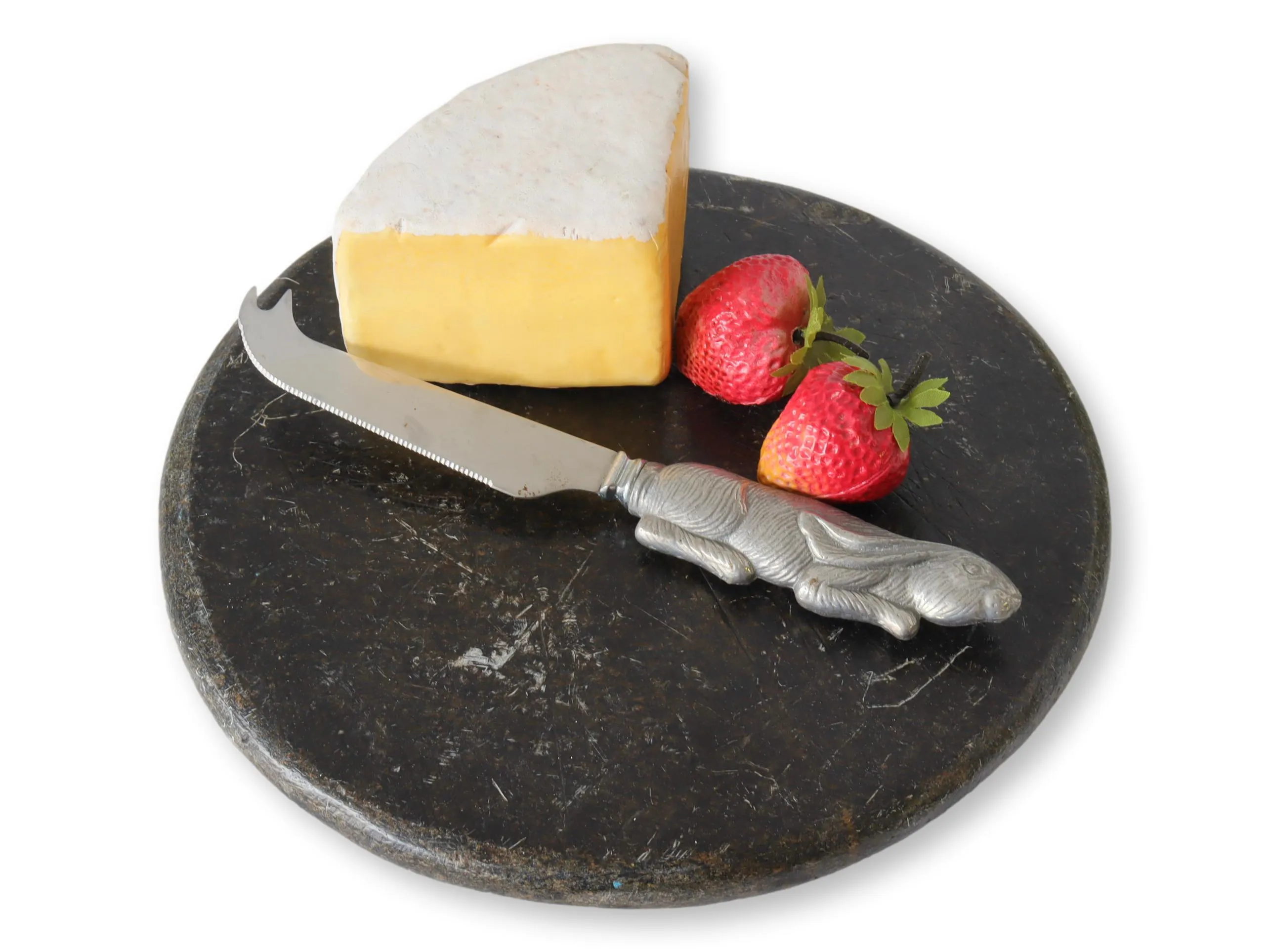 Polished Natural Stone Cheese Board - 2pc