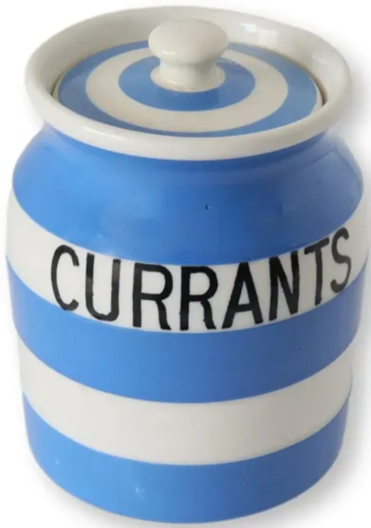 Midcenutry Cornishware Currants Canister - Blue