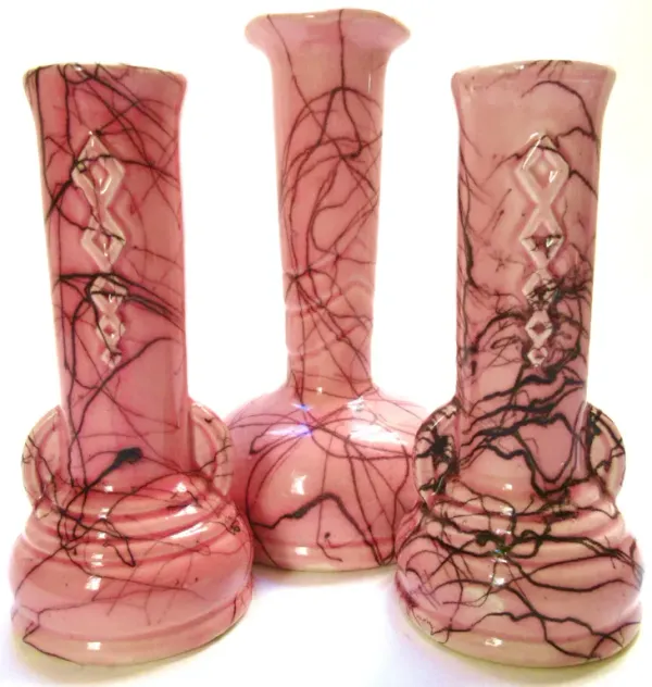 McCoy Spiderweb Vase Collection - The Emporium Ltd. - Pink
