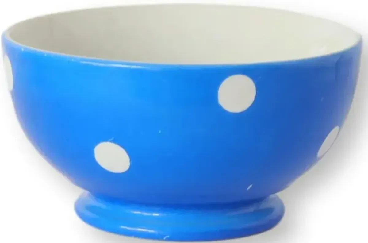 French Polka Dot Café au Lait Bowl