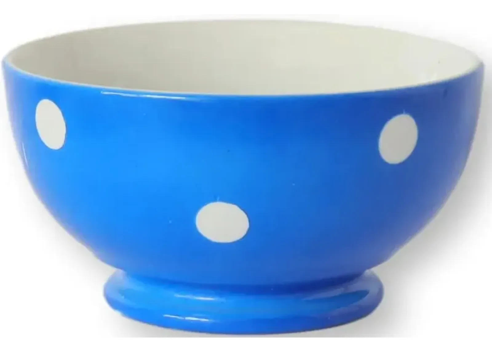 French Polka Dot Café au Lait Bowl