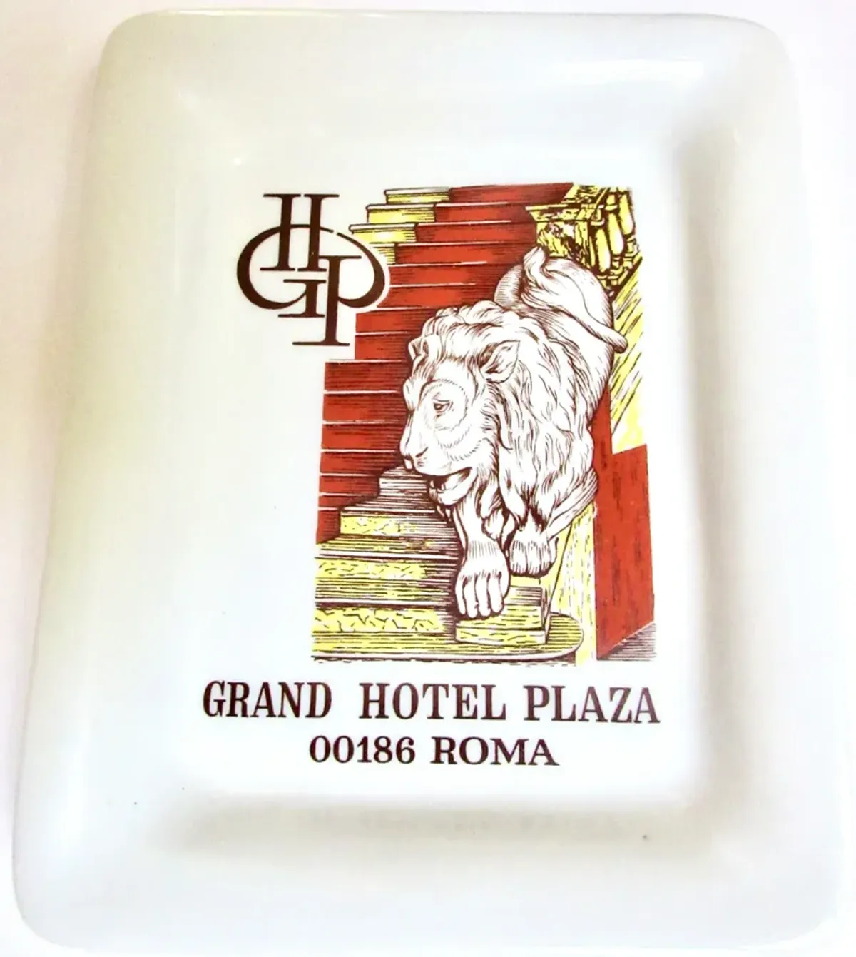 Grand Hotel Plaza Rome Tray - White