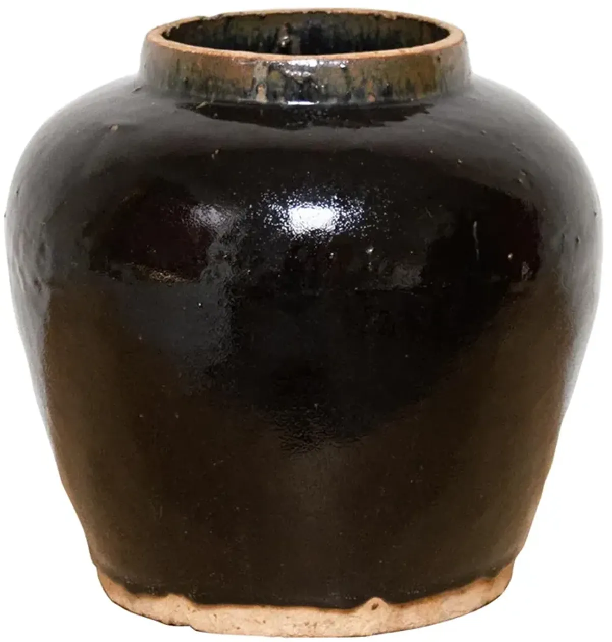 Brown Glaze Martaban Pot-Ngapali