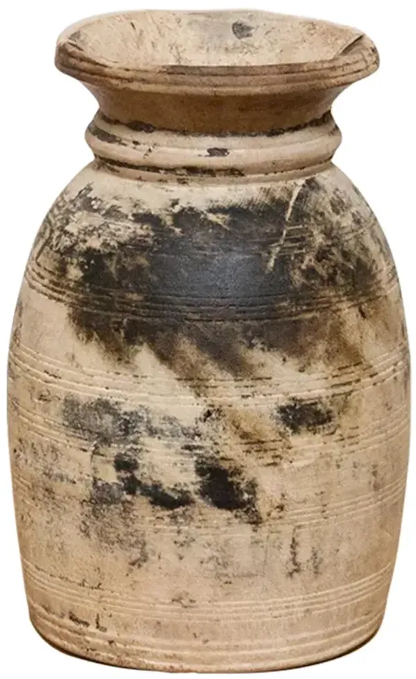 Bohemian Wooden Pot-Uma - de-cor