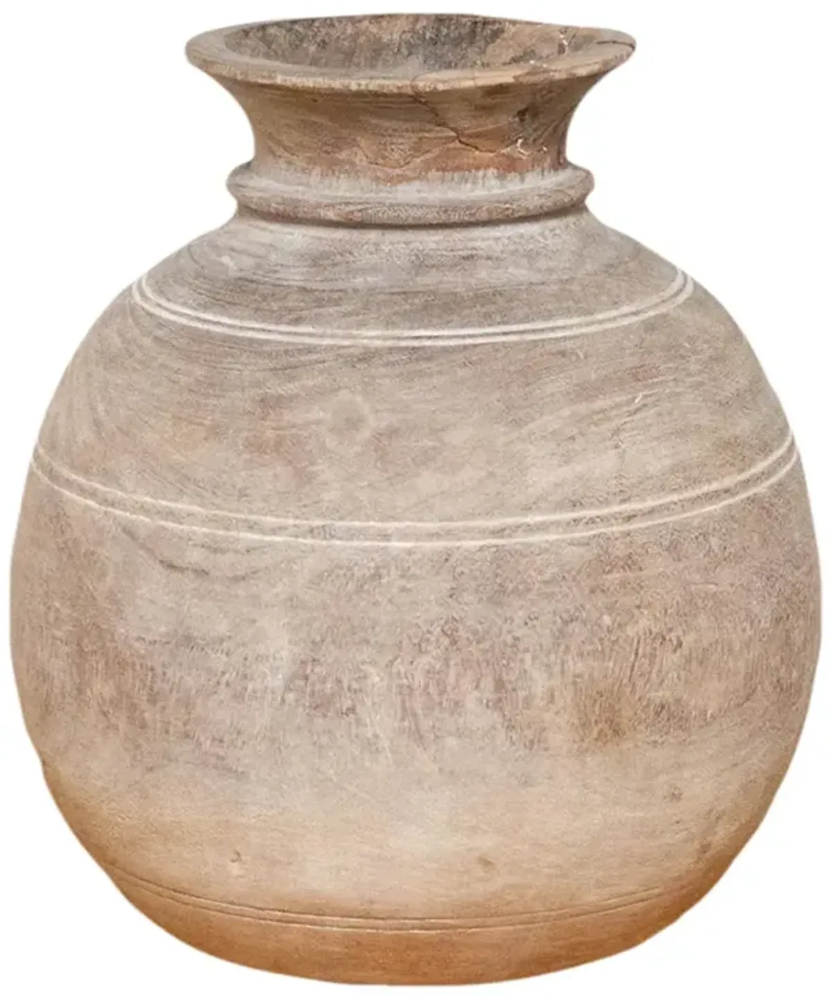 Aged Wooden Water Pot-Balesar