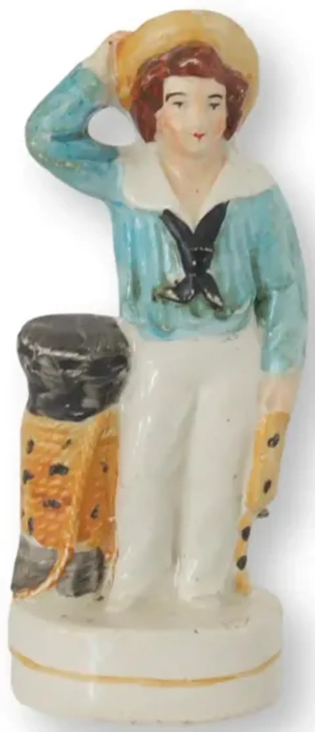 19th-C. English Staffordshire Sailor