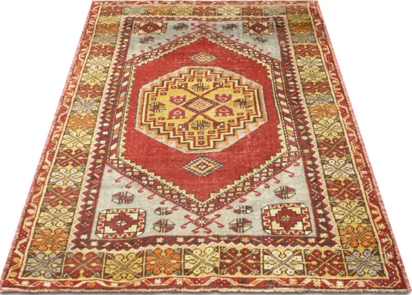 Turkish Oushak Rug -3'9"x5'9"