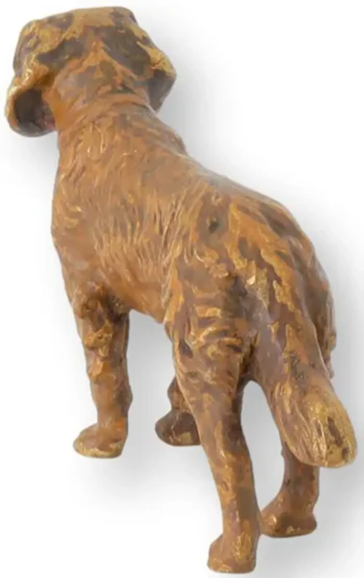 Antique Vienna Bronze Setter Dog - Brown