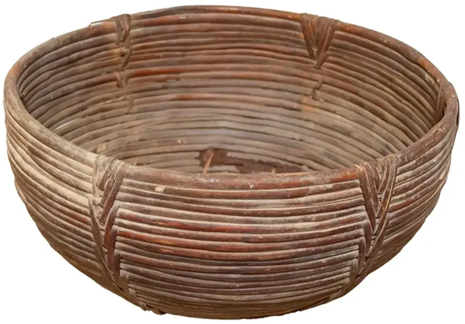 Vintage Farmhouse Wicker Basket