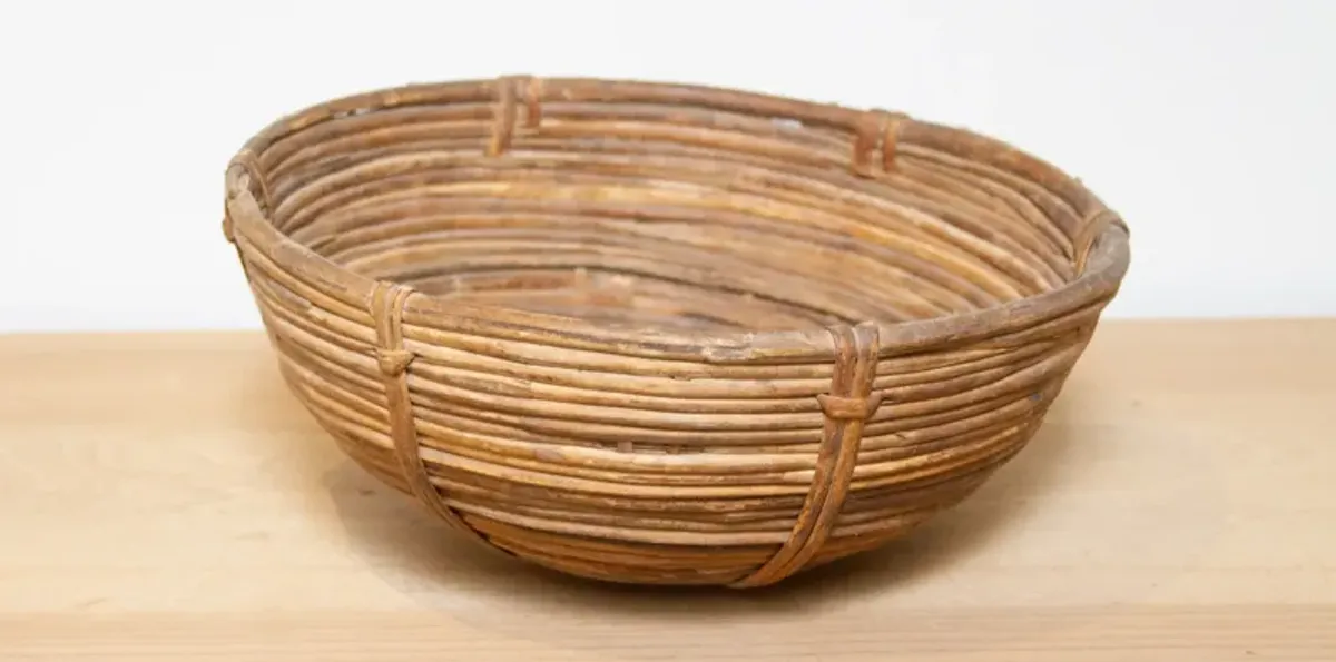 Vintage Farmhouse Wicker Basket-Mirik