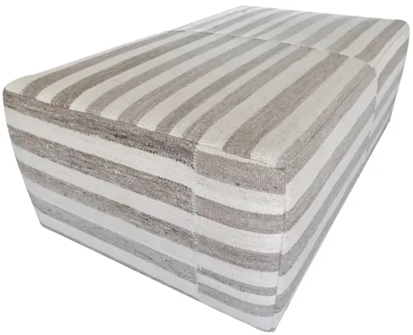 FI Vintage Berber Kilim Cocktail Ottoman