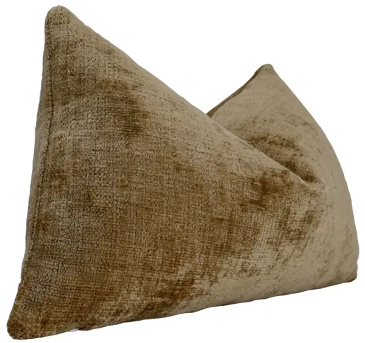 Luxe Tobacco Chenille & Linen Pillow