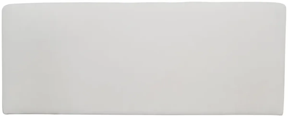 Cloud White Shearling Bench/Ottoman