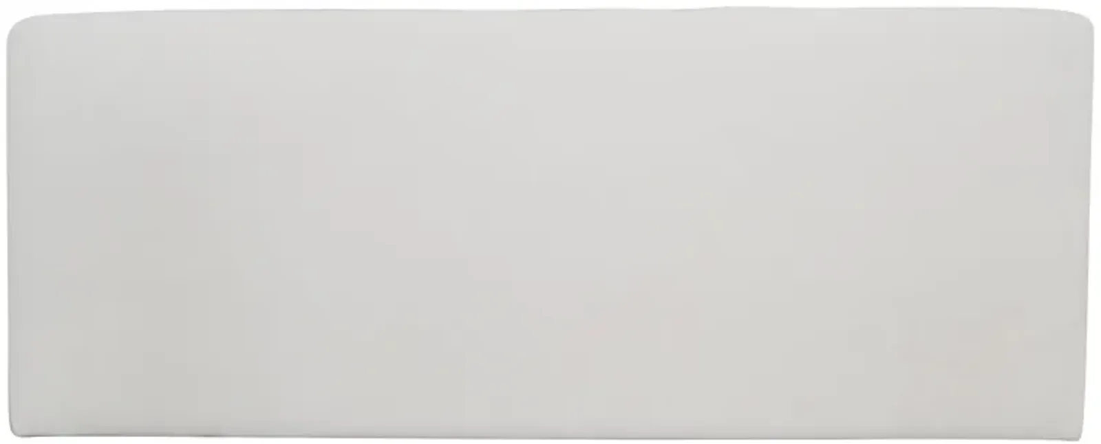 Cloud White Shearling Bench/Ottoman