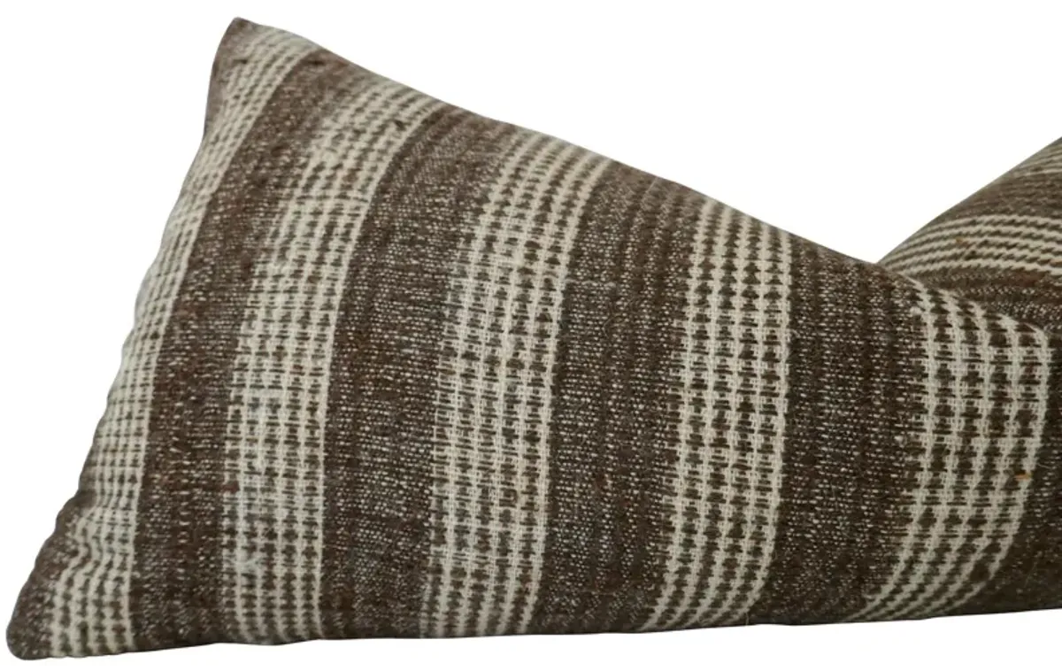 Wool Loomed Textural Long Lounger Pillow