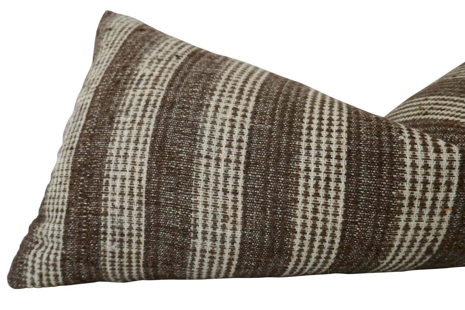 Wool Loomed Textural Long Lounger Pillow