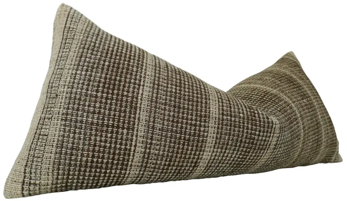 Wool Loomed Textural Long Lounger Pillow