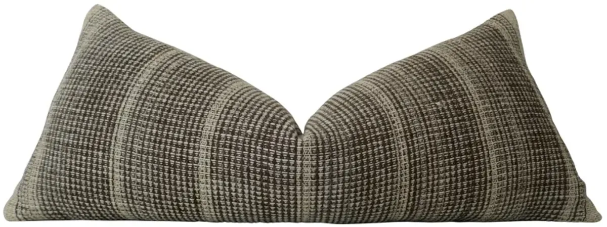 Wool Loomed Textural Long Lounger Pillow