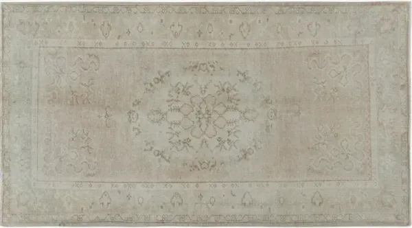 Turkish Oushak Area Rug 3'4 X 6'2