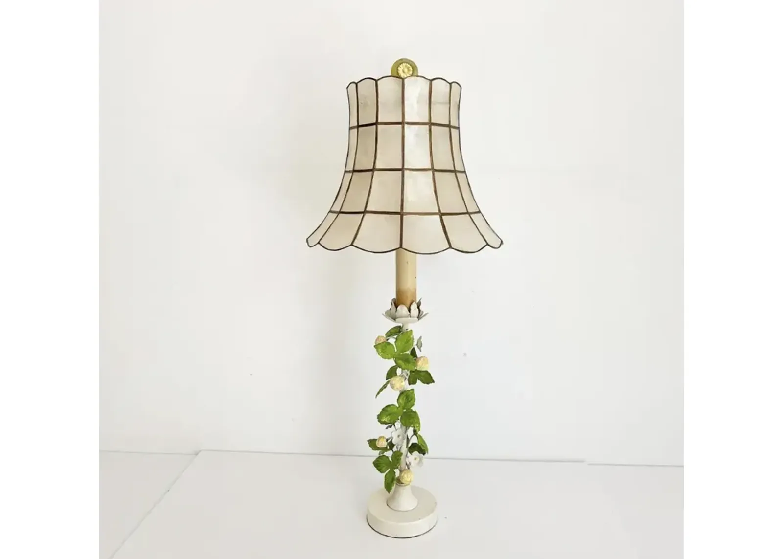 Italian Lemon Tree Lamp w/Shade - Green