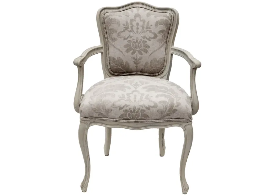 French Provincial Armchair / Romo Linen