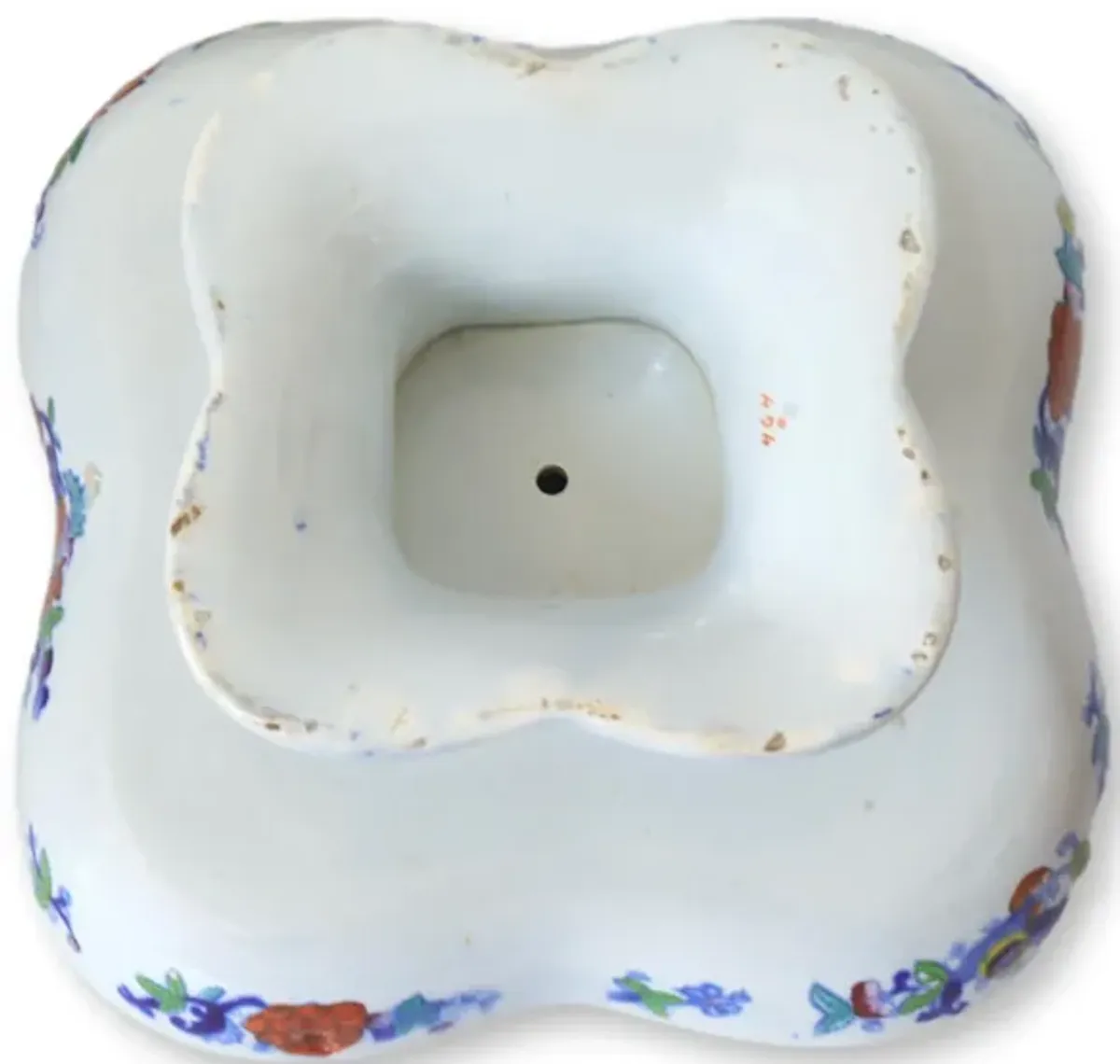 1850s Ridgeways Japan Opaque China Dish - Rose Victoria - white
