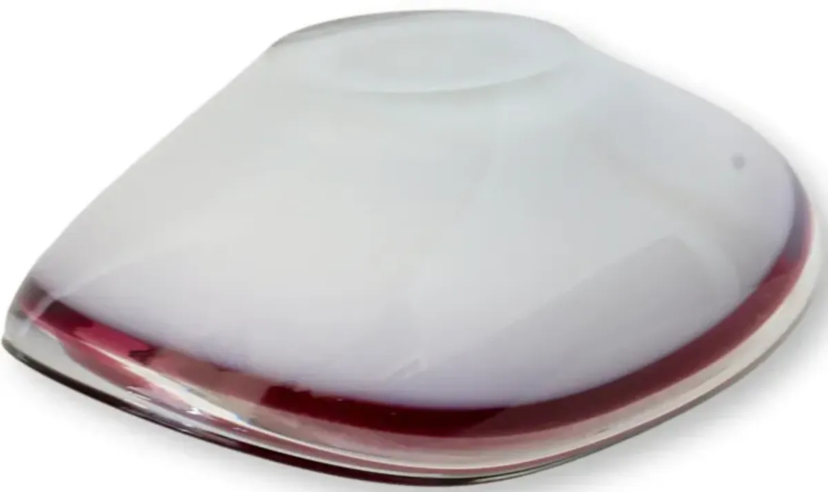 Italian Large Murano Glass Centerpiece - Pink