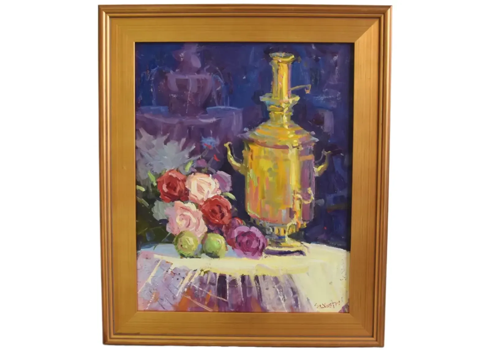 Silvio Silvestri - Floral Tablescape - Purple