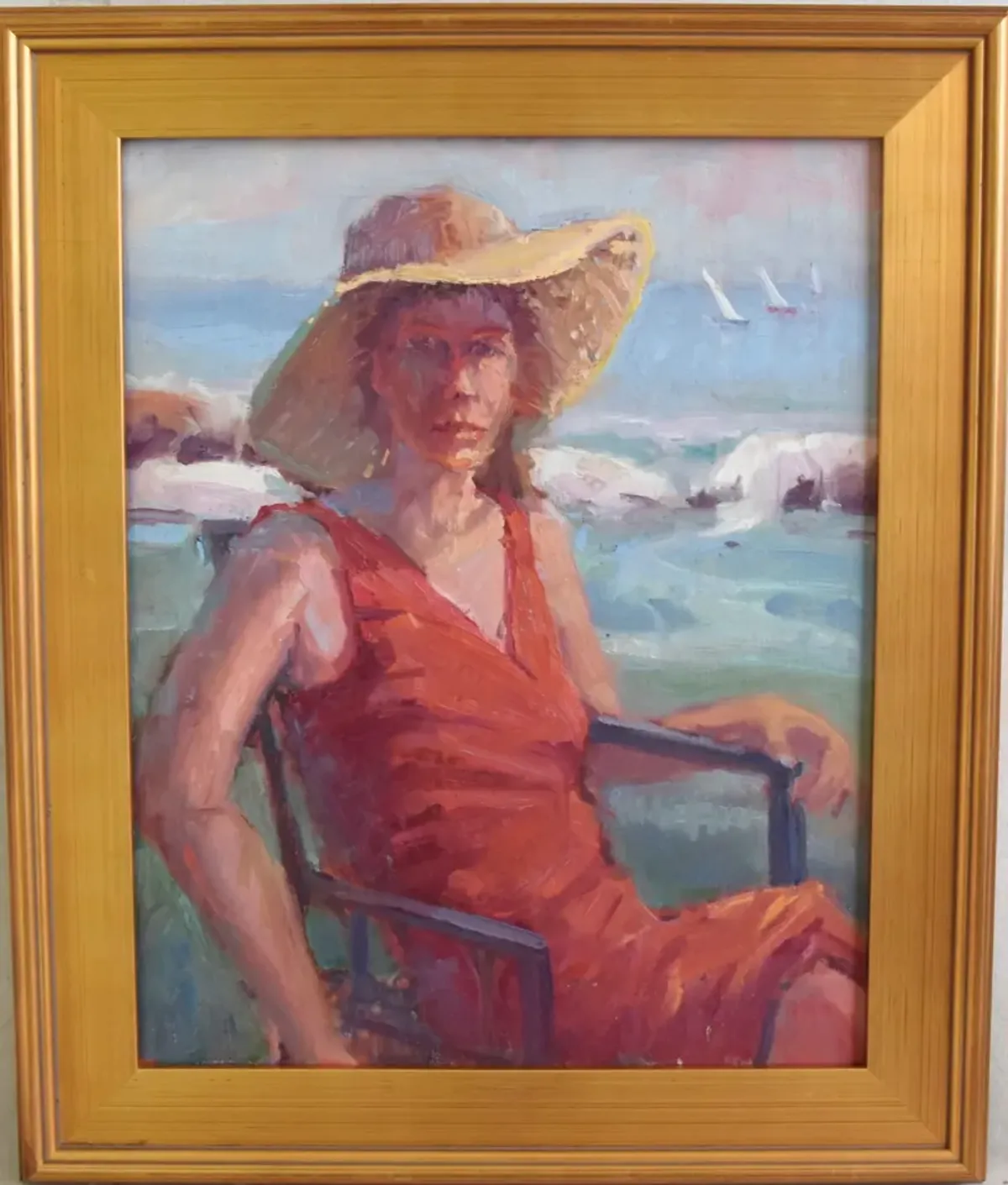 Silvio Silvestri, Woman Beach Seascape