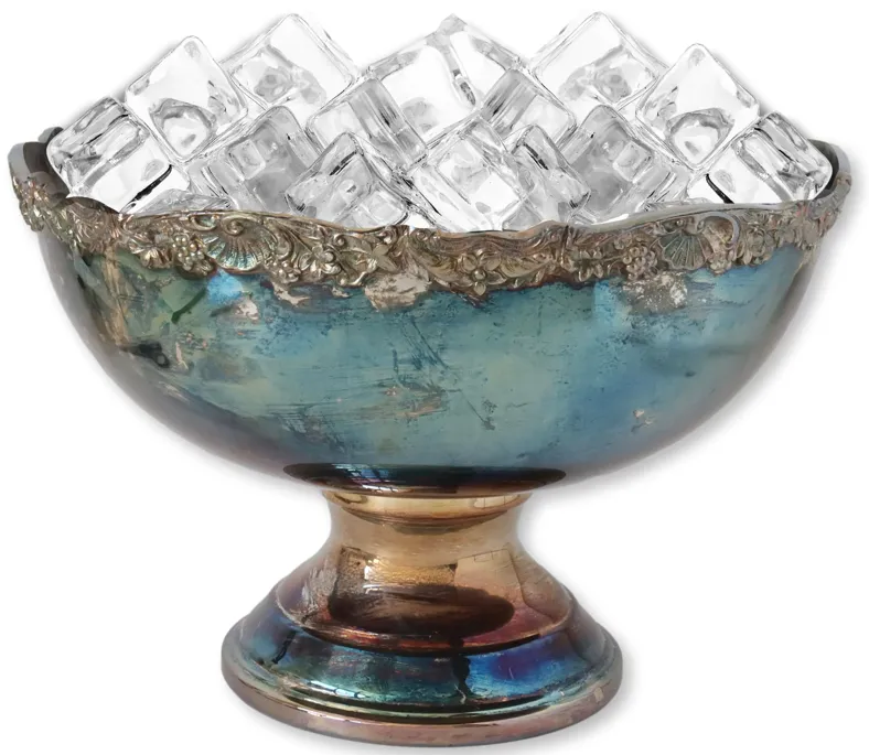 Multi-Bottle Silver-Plate Bottle Chiller