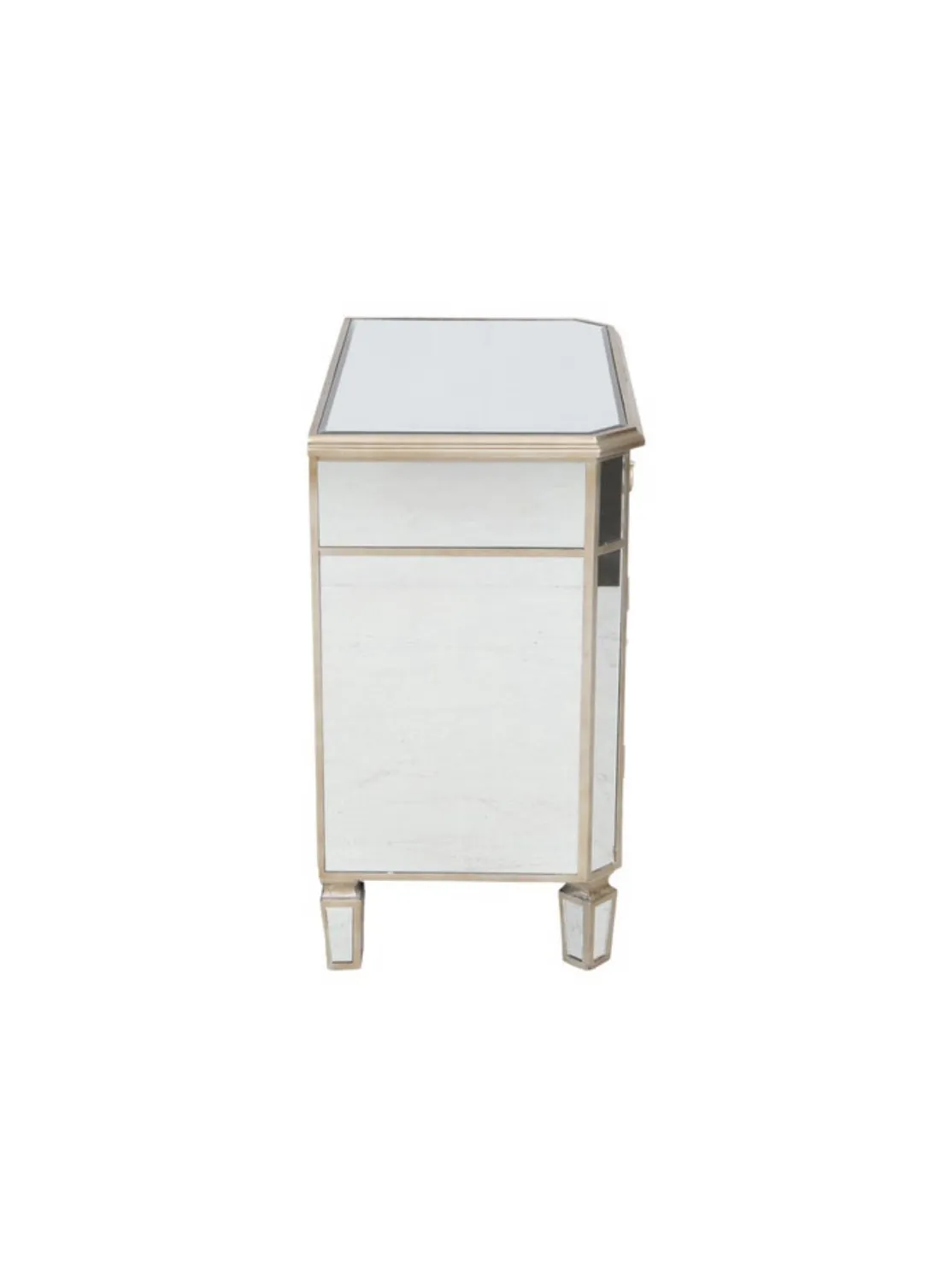 Hollywood Regency Mirrored Cabinet