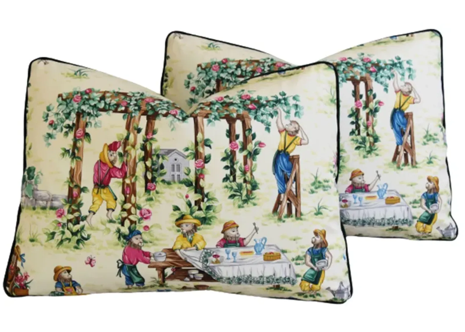 Scalamandre Giardinieri Pillows Set of 2