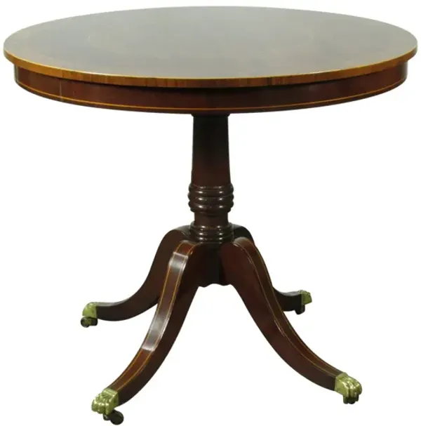 English Regency Style Occasional Table - Brown