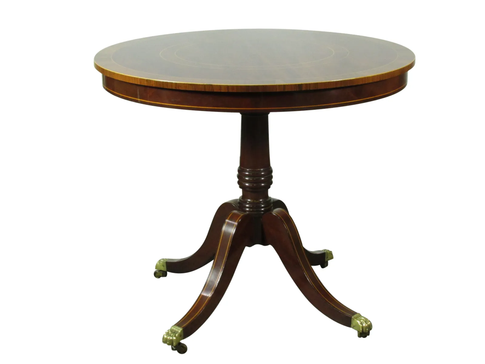 English Regency Style Occasional Table - Brown