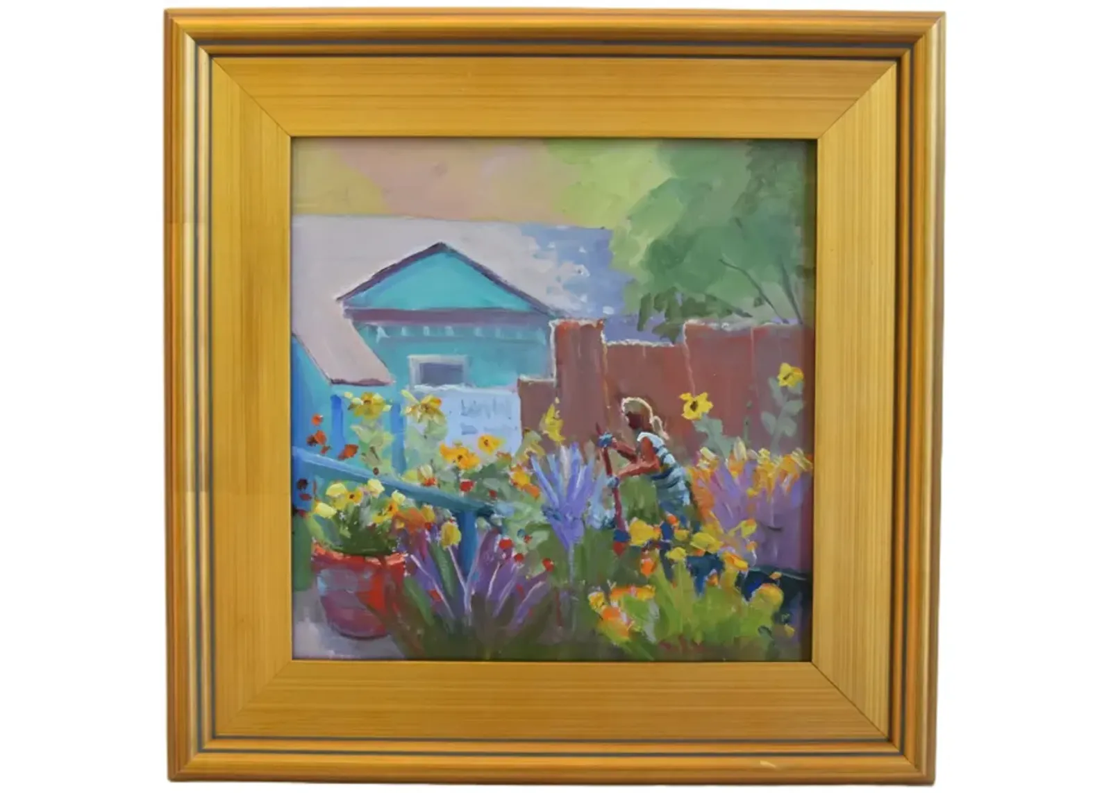 Silvio Silvestri Garden Flower Landscape - Green