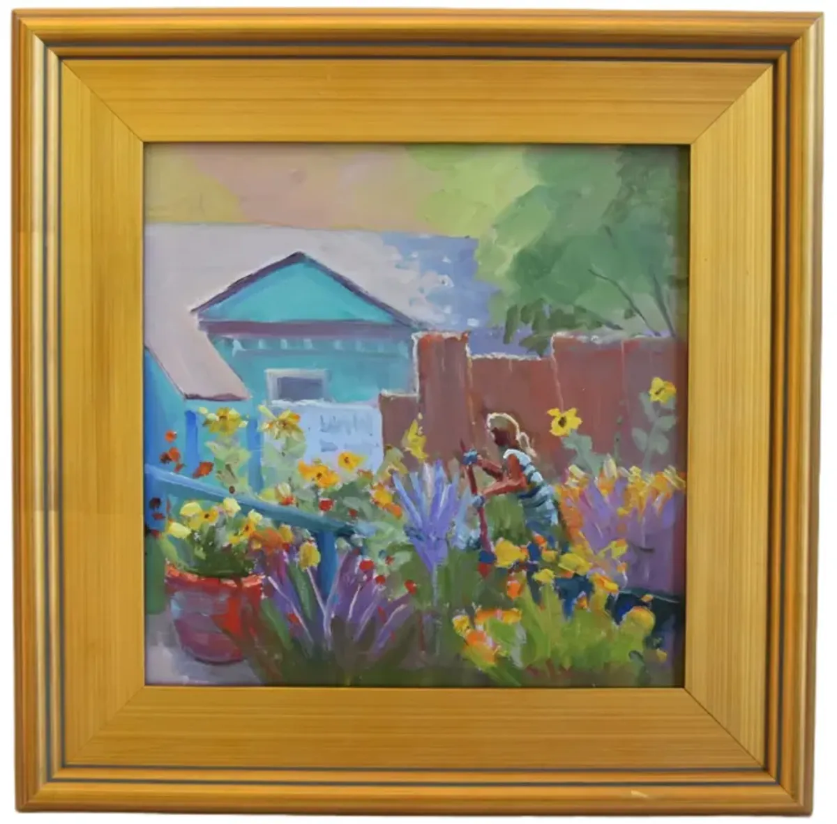 Silvio Silvestri Garden Flower Landscape - Green