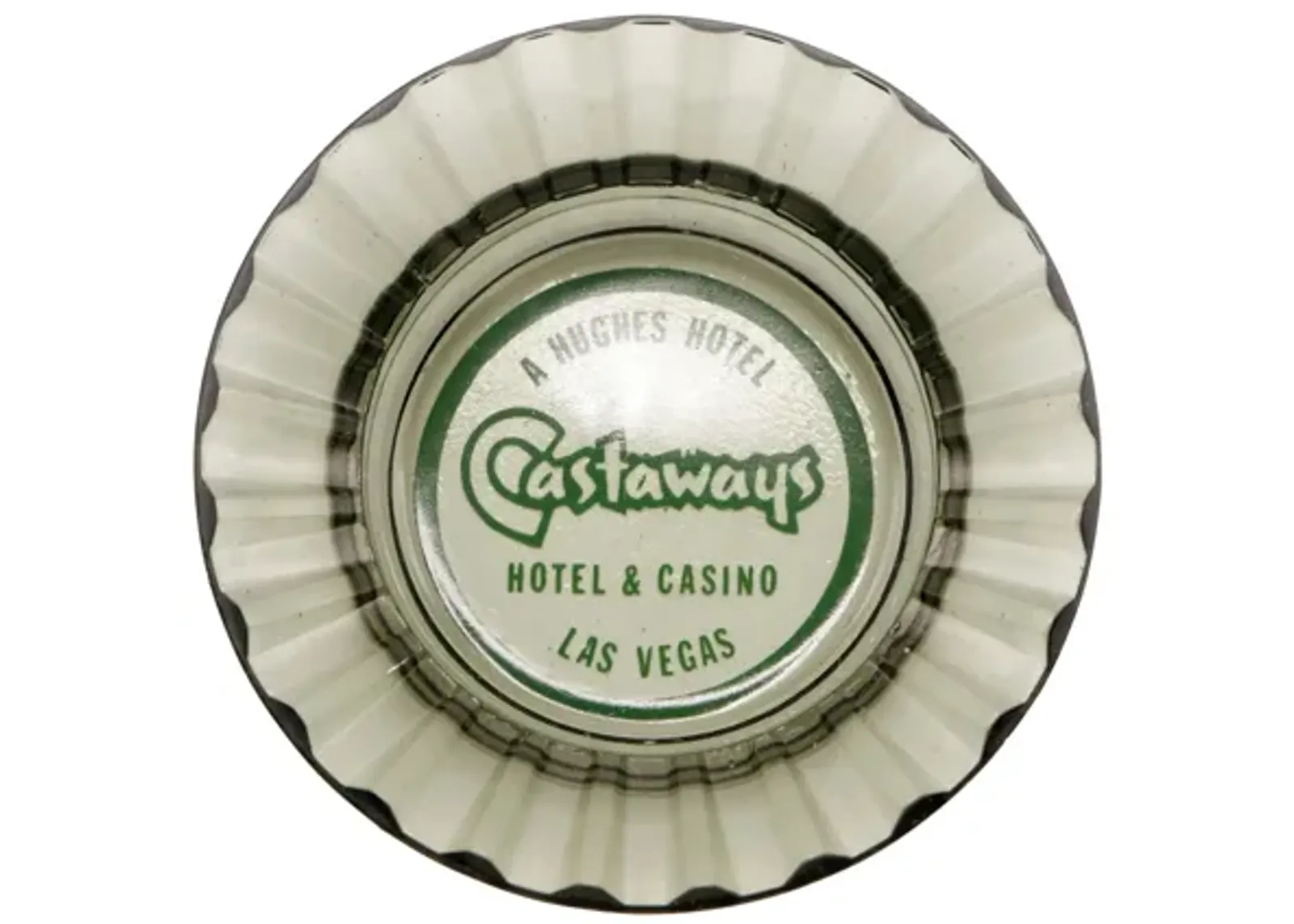 The Castaways Hotel Glass Ashtray