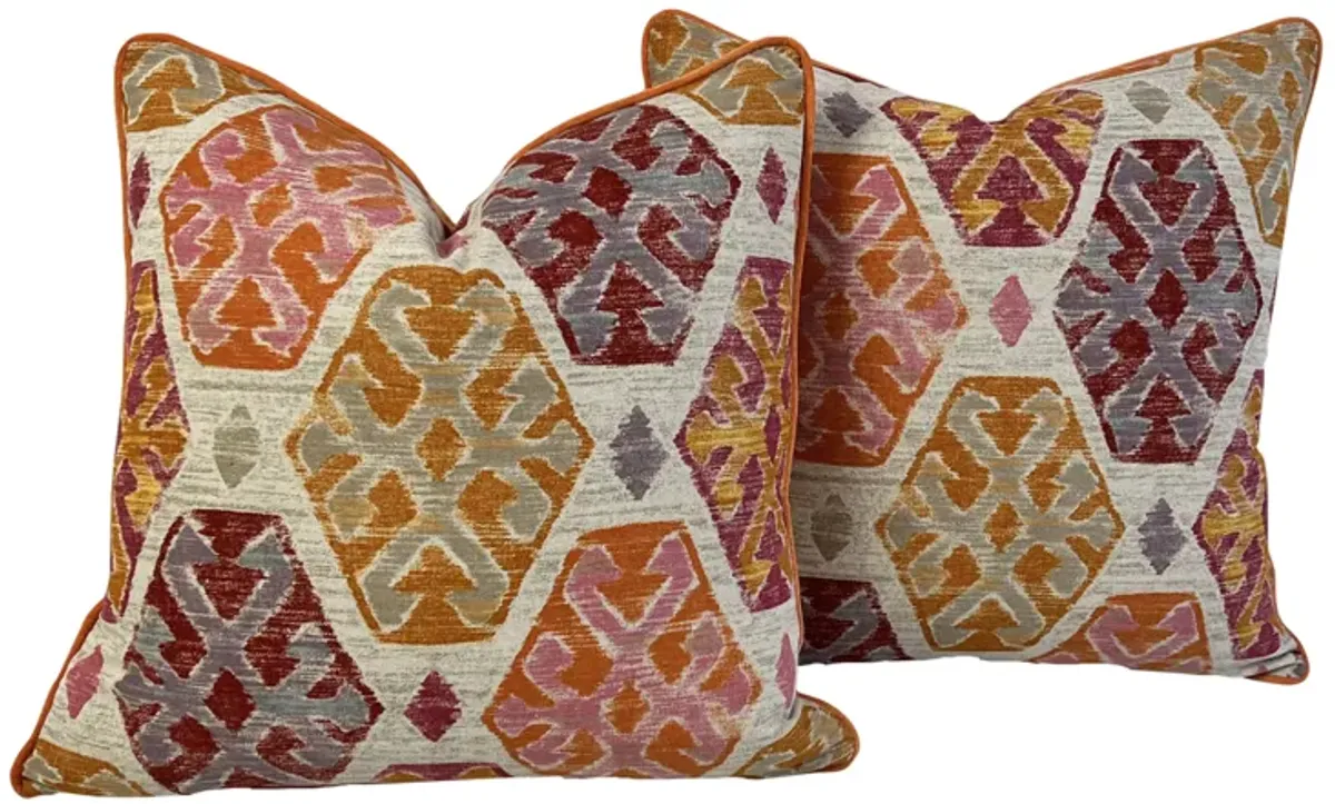 Designer Kravet Couture Velvet Pillow