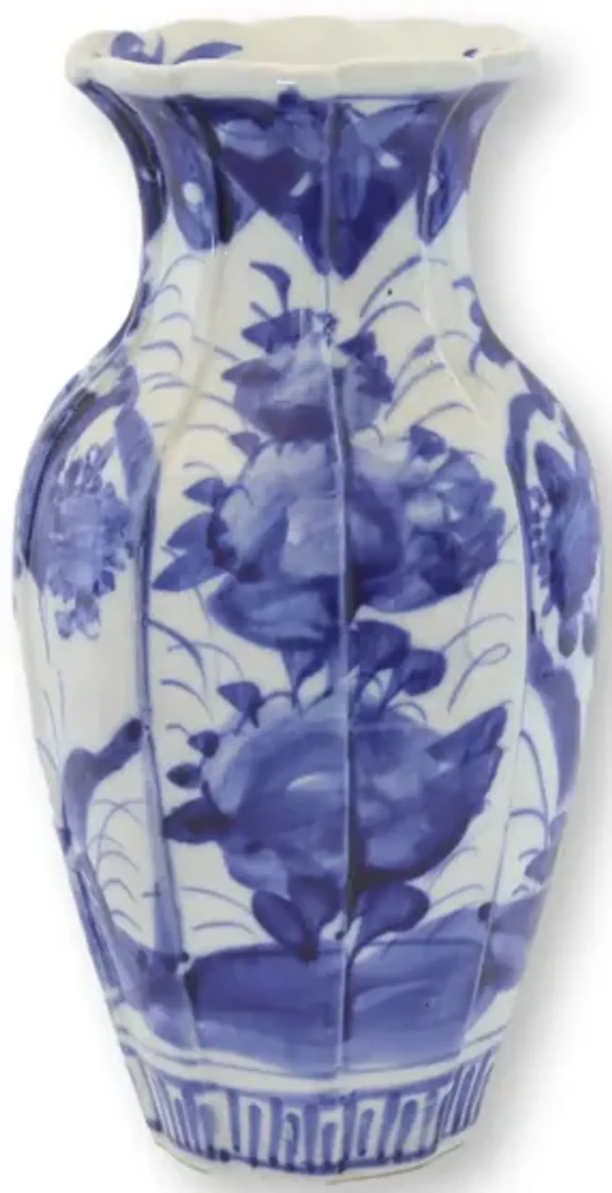 Meiji Period Japanese Porcelain Vase - Blue