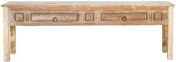 Antique Farmhouse Console Table - de-cor - Brown