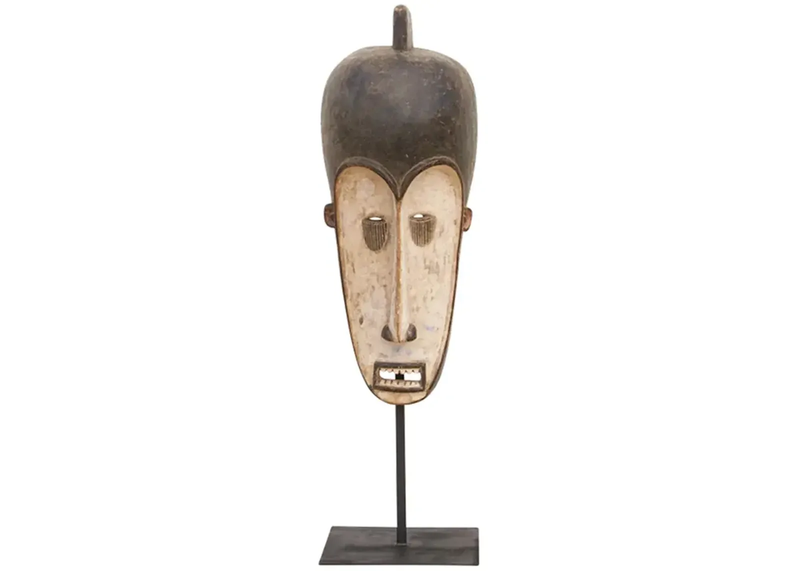 Antique Oversize Guro Tribal Mask - Black