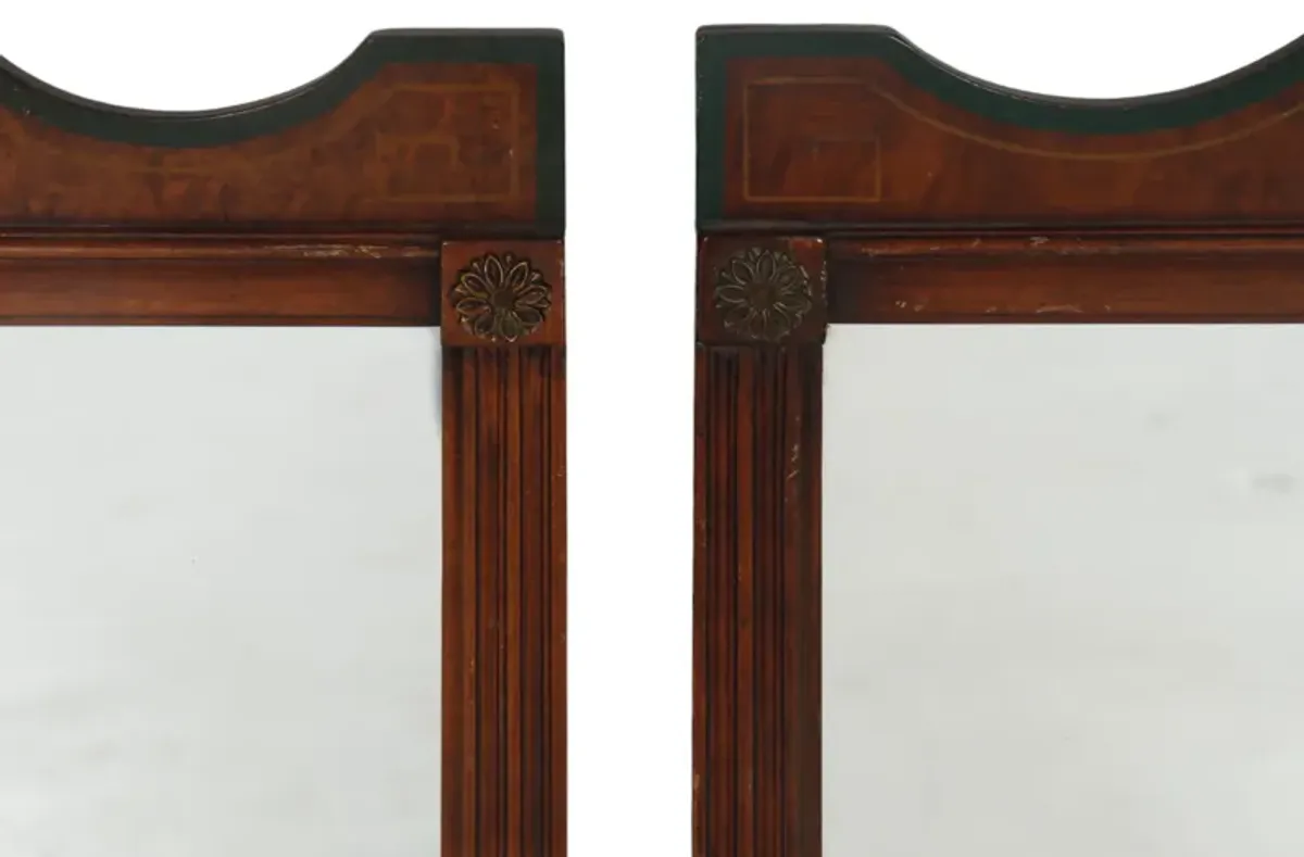 Adam Style Wall Mirrors - a Near Pair