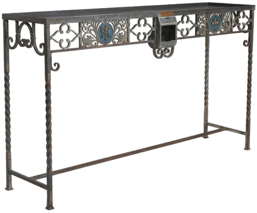 Wrought Iron Console Table