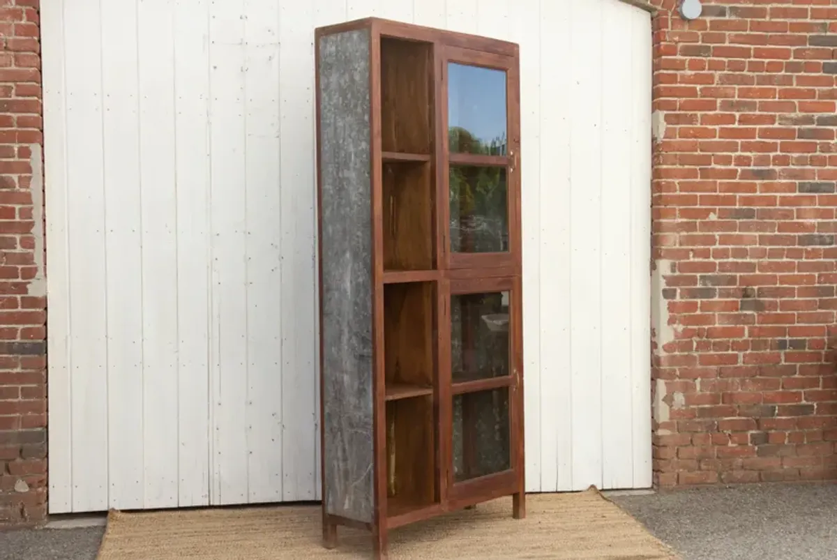 Mid-Century Teak Open Bookcase - Brown