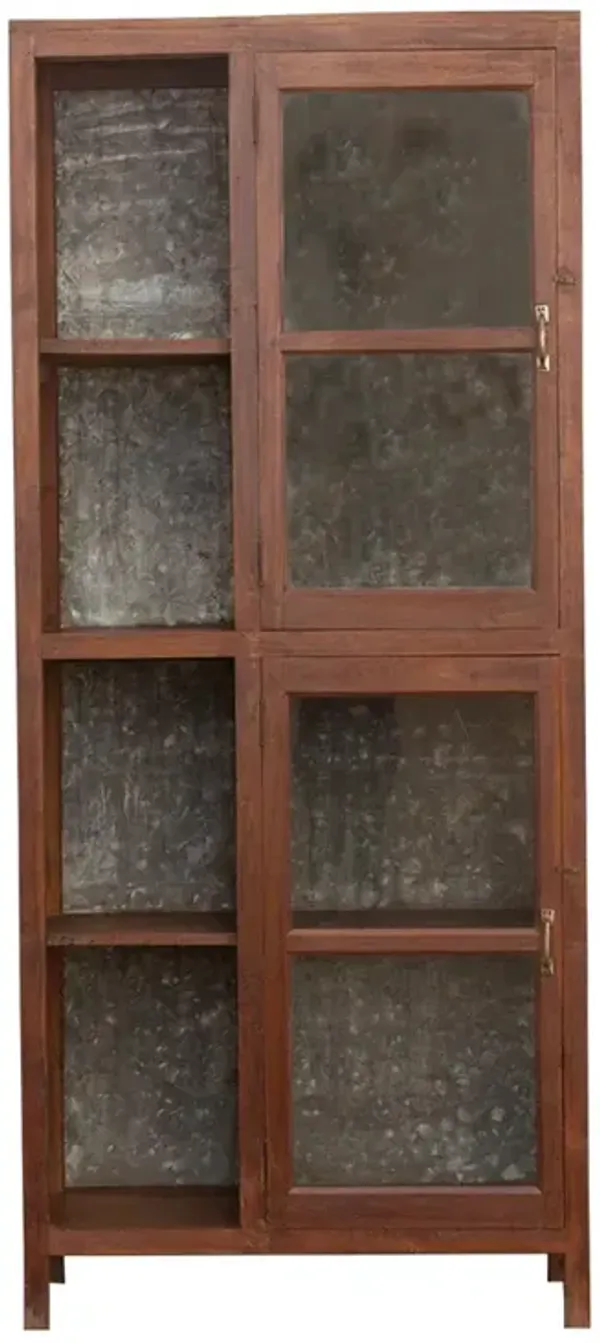 Mid-Century Teak Open Bookcase - de-cor - Brown