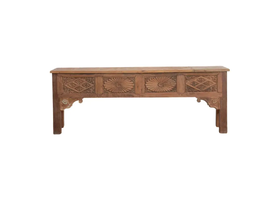 Fabulous Southern Indian Carved Console