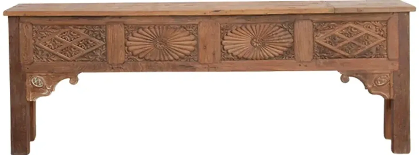 Fabulous Southern Indian Carved Console