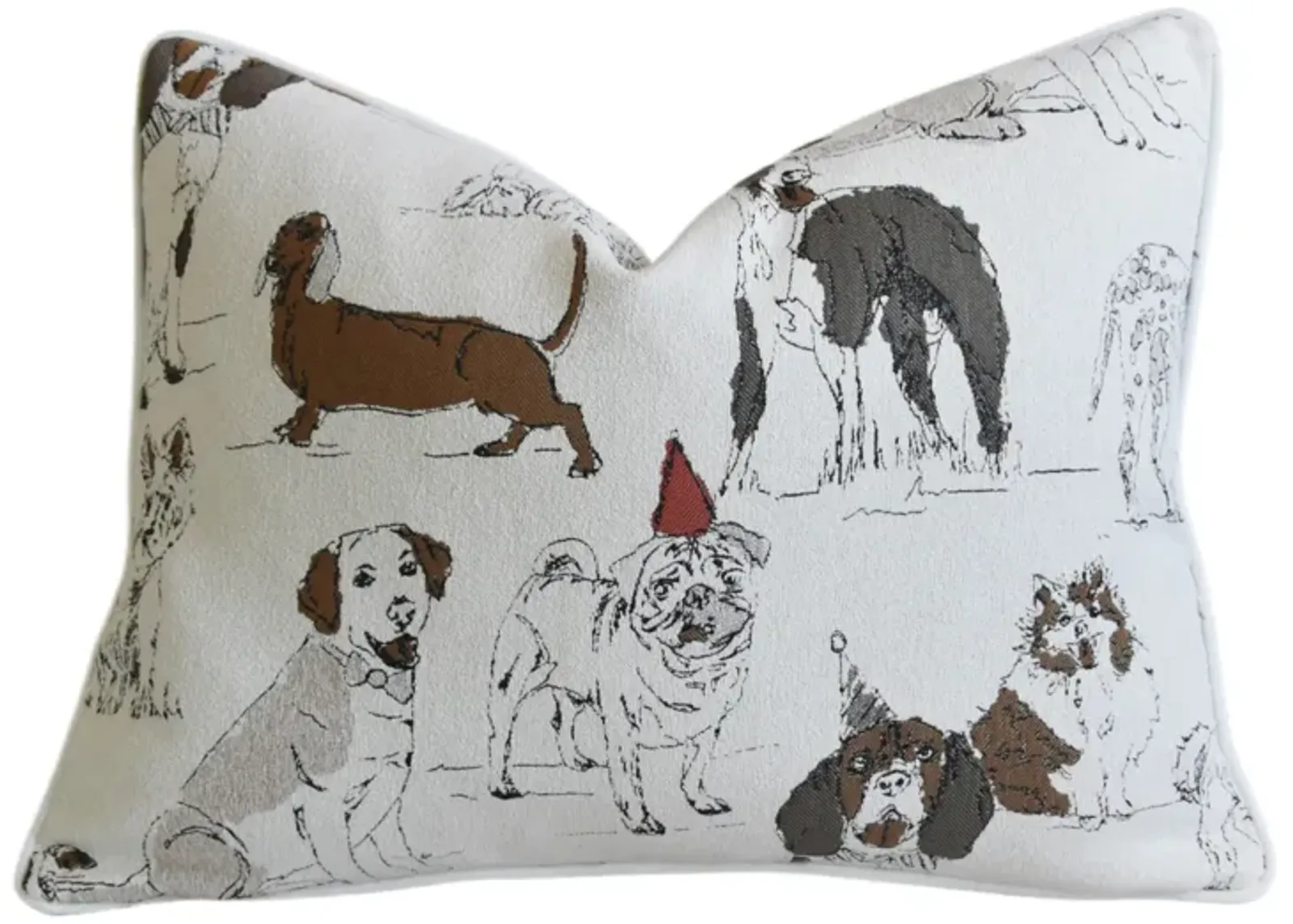 Doggie Puppy Mans Best Friend Pillow